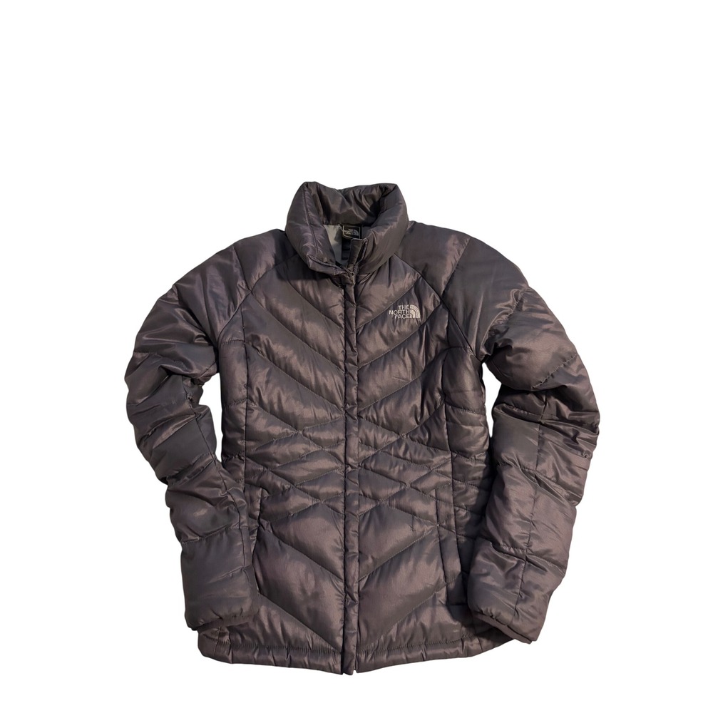The North Face Puffer Jacket 550 Down Quilted Gray Gorpcore XS